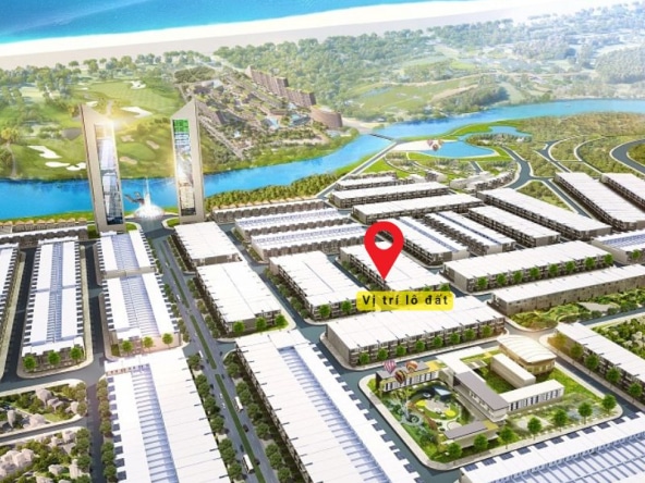 171m2 khu đô thị số 4 Điện Ngọc - Vị trí lô đất