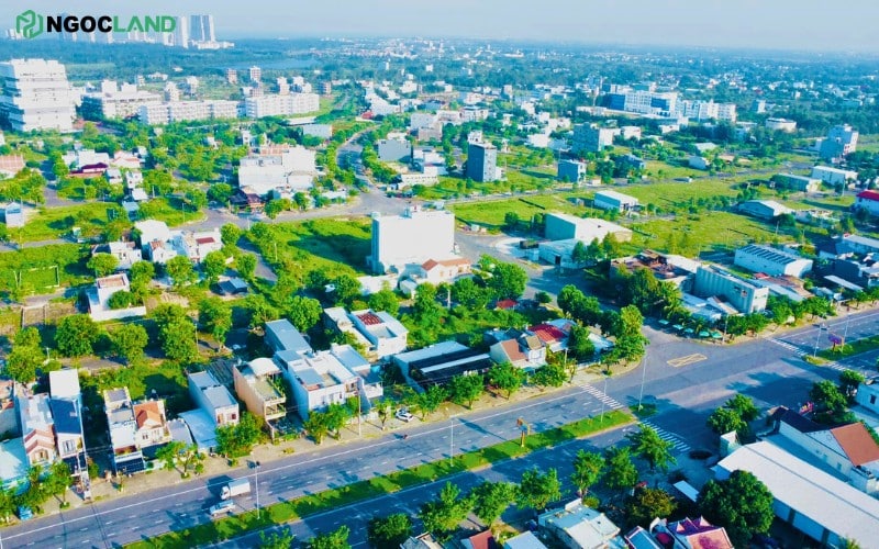 Khu đô thi 1b điện ngọc - Nhìn từ trên cao