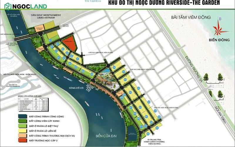 Bán đất Ngọc Dương Riverside - bản đồ