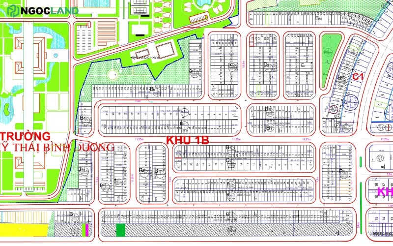 Khu đô thi 1b điện ngọc - Bản đồ dự án
