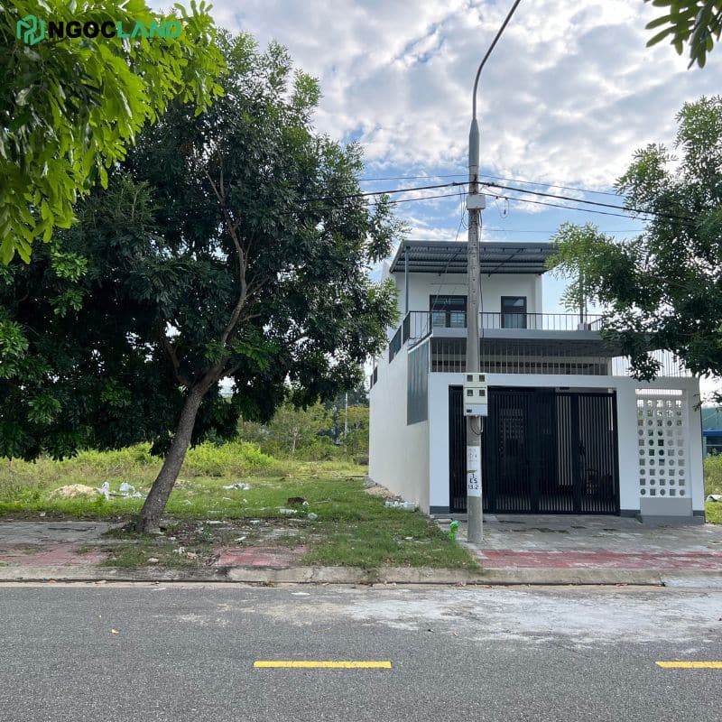 Đất khu đô thị số 3 Điện Ngọc - B5-08 thực tế lô đất