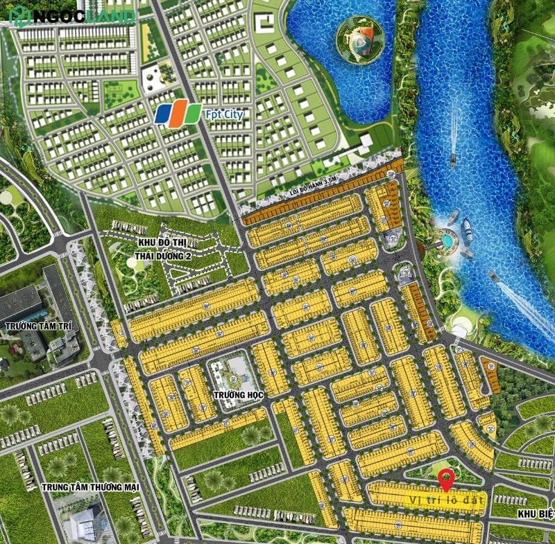Vị trí đất khu đô thị số 4 trên bản đồ