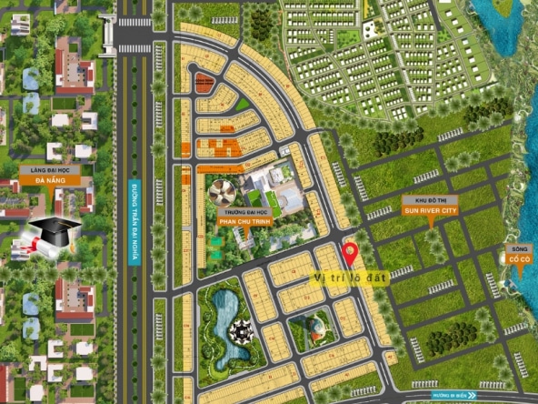 Khu đô thị số 3 Điện Ngọc - Vị trí lô C10-12