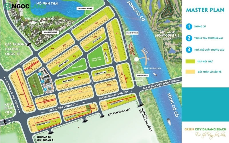 Bán đất Green City Điện Ngọc - vị trí