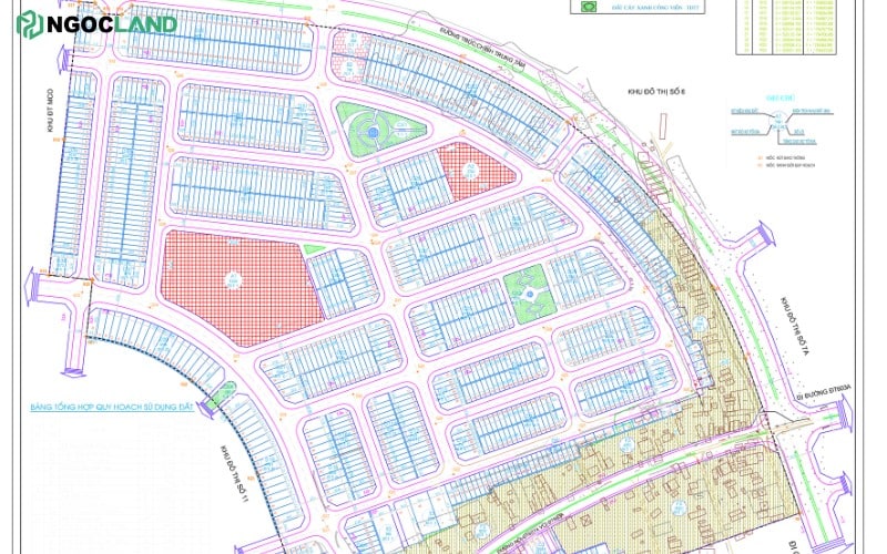 khu đô thị 7b Điện Ngọc - bản đồ