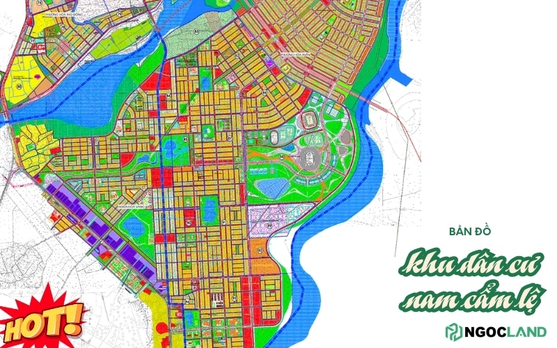 Khu dân cư Nam Cẩm Lệ Đà Nẵng - Sơ đồ